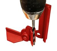 Drill Angle Guide Jig - Portable Adjustable Alignment, General Size with Locking Base, Heavy Duty Steel, Precision Hole Locator, for Home Improvement Woodworking and Furniture Assembly