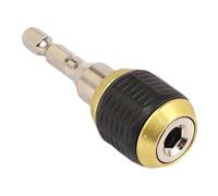 Drill Bit Extension Holder - Hexagonal Support, 6cm Quick Release Gear, Universal Electric Tool Accessories Hardware, 50g Chromium Vanadium Body | Bit Extender For Repair & Installation
