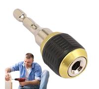 Drill Bit Extension Rod - Quick Release Drill Bit Holder | Hexagonal Quick Release -Locking Extension Rod | Hexagonal Handle Large Head Pop-Up Quick Release for Efficient Bit Changes