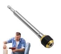 Drill Bit Extension, Self-Locking Extension Rod, 0.13x16.8 Inches Multipurpose Attachment, Hexagonal Quick Release for Electric, Screwdriver, Power Tools, Home Improvement