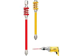 Drill Bit Set Screwdriver, Magnetic Screwdriver Bits, Compact and color coded, Tough Anti-Slip Tips with Spring for Household Technician Electrician Concrete Metal Furniture Craft
