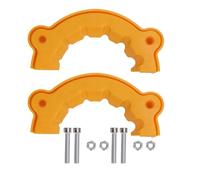 Drill Bit Sharpener | 4-12mm Size Range for Angle Grinders | Portable Sharpening Guide Attachment | Restores Old & Dull Bits | ABS Plastic Construction (2pcs)