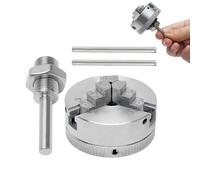 Drill Chuck para controlador de impacto: convertidor de perforación sin llave portátil, adaptador de aleación de alta resistencia | 3 Jaw 4 Adjunto de conversión de la mandíbula, accesorios versátiles