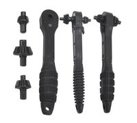 Drill Chuck Ratchet Spanner, Chuck Key Replacement, Multifunctional Tool and Durable Steel Construction, Quick Change Wrench Ideal for Bike Repair, Plumbing, Maintenance