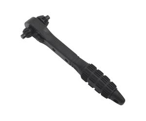 Drill Chuck Ratchet Spanner, Chuck Key Replacement Tool, Multifunctional Quick Change Wrench, Bike Plumbing Maintenance, Durable Heavy Duty Repair Tools, Color BlackDrill Chuck Ratchet Spanner, Chuck