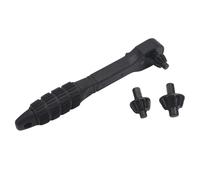 Drill Chuck Ratchet Spanner, Chuck Key Replacement Tool, Quick Change Wrench, Portable Steel Construction, Compact Design for Bike Repairs, Plumbing, Maintenance, Workshop Use