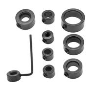 Drill Depth Stop for Drill Bits - Drills Bit Depth Stop Collars | Carbon Steel Depths StopperDrilling Limit Rings | Split Rings Design Drilsl Bit Holder, Positioning Ring | Adjustable Drîlls Stopper