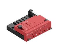 Drill Guide Jig - Woodworking Jigs Locator for Accurate Hole Positioning | Round Rod Center Finder and Punching Tool, Ideal for Cabinet Drawer Bench Carpentry Wood Projects and Furniture Assembly