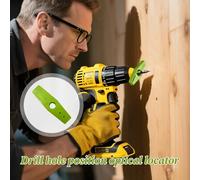 Drill Guide, Precise Hole Alignment Gauge, Adjustable Drill Locator Tool for Accurate Positioning, Ideal for Cabinet Drawer Installation Door Deck Shelf Woodworking and Carpentry Projects