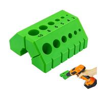 Drill Guide Tool - 3D Printed Bit Block, Angle Drill Guide with Accurate Straight Holes, Precision Woodworking Accessory, Cabinet and Furniture, Installation Tool for Shelf Door Drawer Handle