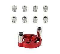 Drill Locator - 7x7x5.8cm Dowel Jig | Drain Tool,Self Centering Dowel Jig Portable Drill Locator For Straight Holes Woodworking Carpenter Tool For Furniture Making Edge Corner Drilling