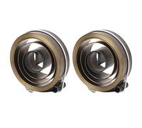 Drill Press Return Spring 2Pcs | Chrome Plated Quill Spring for Horizontal/Vertical Bench Drill | Robust Spring Steel Replacement for Table Drills/Vacuum Cleaners