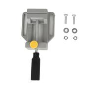 Drill Press Vise, Visaje de sujeción plana de aleación de aluminio con mango sin deslizamiento, diseño de liberación rápida para proyectos de perforación, aserración y lijado