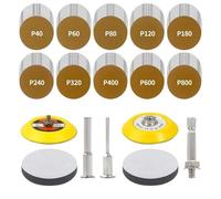 Drill Sanding Attachment, 3 Inch Sanding Discs, Sanding Drill Attachment, Sander Drill Accessories, Sanding Block Kit, Electric Drill Sanding Pads, 107 Piece Sanding Set, Versatile Sanding Tools