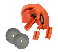 Drill Sharpener, Grinder Attachment, Bit Sharpening Tool, Multipurpose Function, 3.23x0.94x2.56 inches, Portable Design, for Chisel Edges, Electric Bits, Steel Tools, Workshop Task