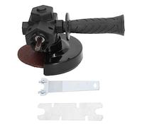 Drill to Angle Grinder Adapter | Convert Electric Drill to Grinder Tool | ABS Converter for Cutting Wood/Metal/Plastic | 6 - Piece Accessory Kit with Protective Guard