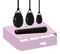 Drilled Jade Eggs Natural Rose Quartz Yoni Egg for Kegel Exercise Crystal Sphere