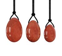 Drilled Jade Eggs Natural Rose Quartz Yoni Egg for Kegel Exercise Crystal Sphere -Drilled_K_with_Box
