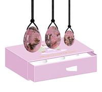 Drilled Natural Amethyst Yoni Egg Pelvic Kegel Exercise Jade Egg -Drilled_D_with_Box