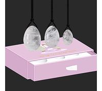 Drilled Natural Amethyst Yoni Egg Pelvic Kegel Exercise Jade Egg -Drilled_I_with_Box