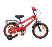 Drillkyn Bicicleta infantil en pulgadas azul cielo marco de acero para 2 - 4 años con freno de llanta y reflectores estable de dos ruedas para ocio y excursiones en el parque