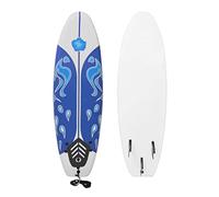 Drillkyn Tabla de surf con diseño de estrella con cubierta XPE, núcleo de espuma EPS, aletas, correa de seguridad, tabla de seguridad ideal para principiantes, surf en el mar, equilibrio y