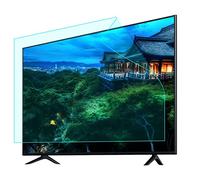 DRILLYR, Protector De Pantalla De TV LCD Mate 4H Tasa De Anti-Reflejo Hasta 90%, Película De Filtro Anti Luz Azul/Antideslumbrante Make The Light Soft Alivia la Fatiga Ocular/75in 1645 X 930mm/Blue