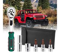 Drimfly Wrangler Torx - Kit de Herramientas para Puerta Superior Dura Blanda para Jeep Wrangler TJ JK JL y Gladiator Rubicon Sahara Unlimited Reemplazo para 82214166AB 68361574AB