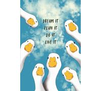 DRIMI SKETCH Notebook Journal - 9*6" Size, 160 Ruled Pages, 90 GSM White Paper, Paperback (DREAM IT. PLAN IT. DO IT. LIVE IT)