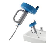 Drin Snake Auger - PE acero inoxidable 30x16cm | Émbolo de eliminación de cabello, herramienta limpiador de de auger, removedor de tocones | Ideal para el baño, fregadero de cocina, ducha