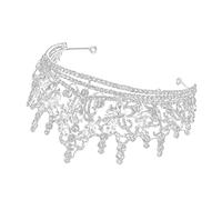 Drinestone Crown Accesorios para el cabello para mujeres Adornos para el cabello de la boda para mujeres Tiara Tiara Tiara Bachelorette Tiara Costa de novia Tiaras Coronas