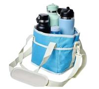 Drink Bag Tote, Bottle Carrier Pack, Ajustable Shoulder Strap Holder for Outdoor Camping Sports Hydration Storage Organizer Convenience Access Carrying Solution for Daily Outdoor Activities Use Gear