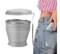 Drink Cup - 8.8oz Portable Beverage Holder for Trips | Sealed Reusable Container with Hiking, Flexible Silicone Tumbler, Adventure Home for Office Use