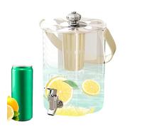 Drink Dispenser - 5L Water and Beverage Container with Spigot, Spill Proof Design | Lemonade Jug for Parties, Gatherings, Restaurants, Holiday Events, Camping, Outdoor Picnics, Home and Entertaining