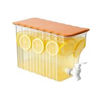 Drink Dispenser- Beverage Container, Fridge Water Dispenser With Spigot, 3.6L Cold Beer Serving Kettle | For Drinkers Women Men Home Office Restaurant Coffee Shop Birthday Barbecue Gathering Wedding
