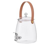 Drink Dispenser, Beverage Container, Large Capacity Lightweight Ergonomic Handle Leak Proof Reusable Portable, Water Pitcher for Home Kitchen Party, Small, Medium, Large, Transparent