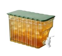 Drink Dispenser Container, 3,6L Beverage Spigot, Cold Beer Server, Party Serving Accessory, Sturdy Kitchen Utility, for Drinkers Women Men, Home Office Birthday Barbacoa Wedding Gathering