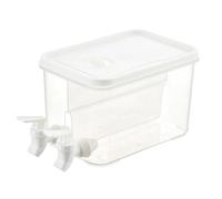 Drink Dispenser for Fridge, 3L Beverage Pitcher with Spigot Leakproof Fridge Water Container Juice Dispenser for Cold Drinks Cocktails Iced Tea Soda, for Kitchen Countertop Home Party Use