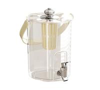 Drink Dispenser, Water Drink Dispensers for Parties with Spigot, 5l Beverage Container Jug, Spill-Proof Tap for Easy Pouring, Sturdy Transparent Design for Quick Refills for Gatherings