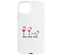 Drink Drank Drunk - Camiseta Divertida de Navidad Vino Carcasa para iPhone 15 Plus
