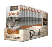 Drink Duck | Líquido para Gatos | 20 x 40 g | Sin Cereales | con Pato | Leonardo | Alimento complementario | Para complementar la ración diaria y favorecer la ingesta de agua | Sin cereales