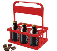 Drink Holder Carrier, Baby Bottle Holder, Drink Bottle Carrier Storage 6-Holes, Milk Bottle Organizer Stand Plegable, Organizador de botellas reutilizables para coches, Weddings and Family