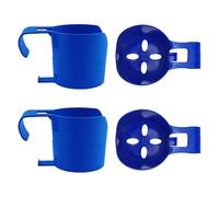 Drink Holder, Poolside Organizer, 5.91x4.53x3.54 Inches Compact Spill Proof 4 Piece, Pool Storage for Bottles, Phones, Toys, Keys, Outdoor, Entertaining, Kids and Pool