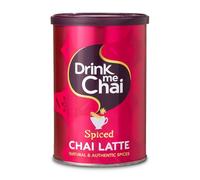 Drink Me Chai Spiced Chai Latte 250g (Paquete de 1) Solo se Agrega Agua | Té de Chai Latte en Polvo (16 porciones)