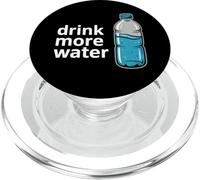 Drink More Water Health Coach Hidratación Divertida PopSockets PopGrip para MagSafe