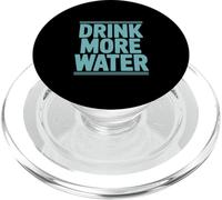 Drink More Water Health Coach Hidratación Divertida PopSockets PopGrip para MagSafe