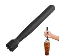 Drink Muddler para cócteles | 20.7x2.6x2.6cm Ergonomic Grip Ice Crusher Lemon Muddler | Múltiples funciones Gadgets de cocina para el hogar, herramienta para romper el hielo de mezcla de vino