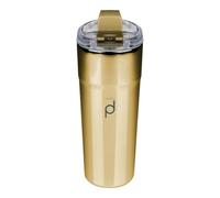Drink Pod Metallic Range Termo para café de 450 ml, dorado, taza de viaje con doble pared aislante de acero inoxidable