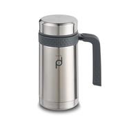 Drink Pod Termo Aislado al vacío para Bebidas, a Prueba de Goteo, de Acero Inoxidable, 0,45 L de Capacidad, Acero Inoxidable, Metalizado, 18.5 x 11 x 11 cm