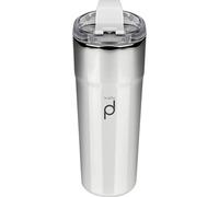 Drink Pod Vaso de café reutilizable de acero inoxidable, plateado metálico, 500 ml